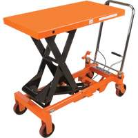 Hydraulic Scissor Lift Table, 39-1/2" L x 20" W, Steel, 1650 lbs. Capacity MP010 | King Materials Handling