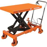 Hydraulic Scissor Lift Table, 40" L x 20 " W, Steel, 2200 lbs. Capacity MP011 | King Materials Handling