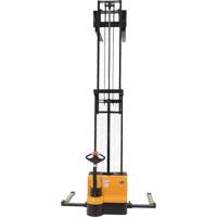 Double Mast Stacker, Electric Operated, 2200 lbs. Capacity, 150" Max Lift MP141 | King Materials Handling