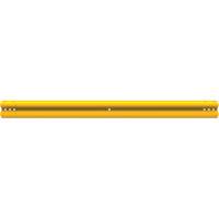 SlowStop<sup>®</sup> FlexRail Guard Rail, Polycarbonate, 157-1/2" L x 13-3/4" H, Yellow MP188 | King Materials Handling