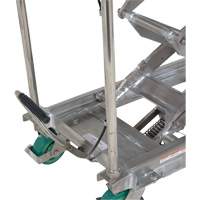 Manual Hydraulic Scissor Lift Table, 36-1/4" L x 19-3/8" W, Stainless Steel, 600 lbs. Capacity MP227 | King Materials Handling
