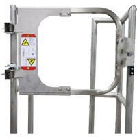 EdgeHalt<sup>®</sup> Ladder Safety Gate, 20-7/8" H x 30"- 40" W MP719 | King Materials Handling