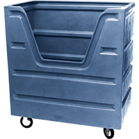 Bulk Laundry Trucks, Plastic, 29" W x 48" D x 55" H, 1000 lbs. Capacity NC474 | King Materials Handling