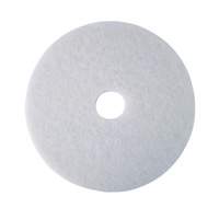 Floor Pad, 17", Polish, White NC661 | King Materials Handling
