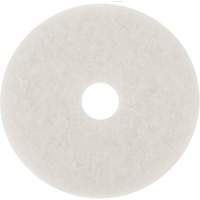 Floor Pad, 18", Polish, White NC662 | King Materials Handling