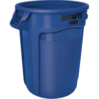 Round Brute<sup>®</sup> Containers, Bulk, Polyethylene, 32 US gal. NG251 | King Materials Handling