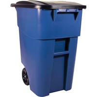 Brute<sup>®</sup> Roll Out Containers, Curbside, Plastic, 50 US gal. NI824 | King Materials Handling