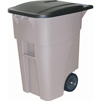 Brute<sup>®</sup> Roll Out Containers, Plastic, 50 US gal. NI825 | King Materials Handling