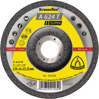 A 624 T Supra Kronenflex<sup>®</sup> Grinding Disc, 5" x 1/4", 7/8" arbor NIU800 | King Materials Handling