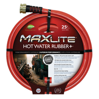Hot Water Hose, Rubber, 5/8" dia. x 25' L NJ407 | King Materials Handling