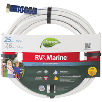 Element™ Marine & RV Water Hoses, PVC, 1/2" dia. x 25' NJ416 | King Materials Handling
