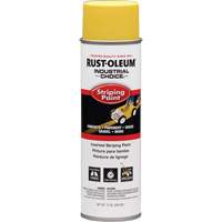 Industrial Choice<sup>®</sup> S1600 System Inverted Striping Spray Paint, Yellow, 18 oz., Aerosol Can KR689 | King Materials Handling