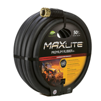 MAXLite™ Water Hose, Rubber, 3/4" dia. x 50' L NM930 | King Materials Handling
