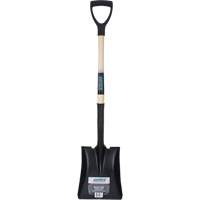 Square Point Shovel, Hardwood, Tempered Steel Blade, D-Grip Handle, 29" Long NN245 | King Materials Handling