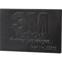 Wetordry™ Rubber Squeegee, 3", Rubber NT988 | King Materials Handling