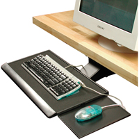 Heavy-Duty Articulating Keyboard Trays With Mouse Platform OB539 | King Materials Handling