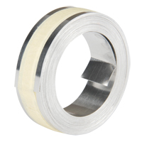 Embossing Aluminum Tape, 12.7 mm x 16', Aluminum OB688 | King Materials Handling