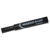 Marks-a-Lot Permanent Markers, Chisel, Black OD458 | King Materials Handling