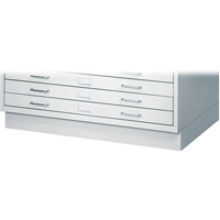 Closed Base for Facil™ Flat File Cabinets OJ916 | King Materials Handling