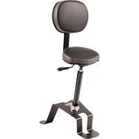 TA 300™ Ergonomic Sit/Stand Chair, Vinyl, Black OP499 | King Materials Handling