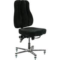 Synergo II™ Ergonomic Chair, Fabric, Black OP503 | King Materials Handling