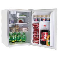 Compact Refrigerator, 25" H x 17-1/2" W x 19-3/10" D, 2.6 cu. ft. Capacity OP814 | King Materials Handling