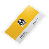Swingline™ GBC<sup>®</sup> UltraClear™ Laminating Business Card Pouches OP832 | King Materials Handling