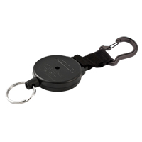 Securit™ Retractable Key Holder, Polycarbonate, 28" Cable, Carabiner Attachment OQ353 | King Materials Handling