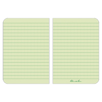 Memo Book, Soft Cover, Tan, 112 Pages, 3-1/2" W x 5" L OQ417 | King Materials Handling