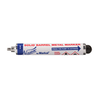 Solid Barrel Metal Marker, Blue, Marker OQ560 | King Materials Handling