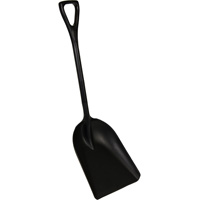 Food Processing Shovel, 13-1/4" x 6-3/5" Blade, 42-1/2" Length, Plastic, Black OQ650 | King Materials Handling