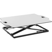 Goya™ Sit-Stand Workstation, Desktop Unit, 20" H x 31" W x 21-1/2" D, White OQ764 | King Materials Handling