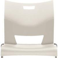 Duet™ Armless Training Chair, Plastic, 33-1/4" High, 350 lbs. Capacity, White OQ779 | King Materials Handling