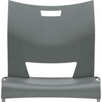 Duet™ Armless Training Chair, Plastic, 33-1/4" High, 350 lbs. Capacity, Grey OQ780 | King Materials Handling