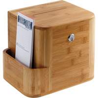 Bamboo Suggestion Box OQ927 | King Materials Handling