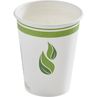 Bare<sup>®</sup> Compostable Hot Cups, Paper, 8 oz., Multi-Colour OQ931 | King Materials Handling