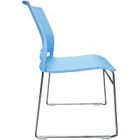 Activ™ Series Stacking Chairs, Polypropylene, 32-3/8" High, 250 lbs. Capacity, Blue OQ956 | King Materials Handling