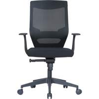 Activ™ Series Synchro-Tilt Office Chair, Fabric/Mesh, Black, 275 lbs. Capacity OQ963 | King Materials Handling