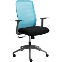 Era™ Series Adjustable Office Chair, Fabric/Mesh, Blue, 250 lbs. Capacity OQ967 | King Materials Handling