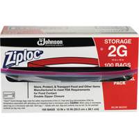 Ziploc<sup>®</sup> Double Zip Food Storage Bags OQ993 | King Materials Handling