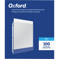 Oxford<sup>®</sup> Heavyweight Non-Glare Sheet Protectors OR340 | King Materials Handling