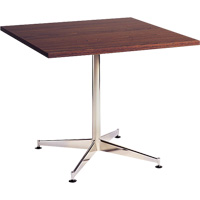 Cafeteria Table, 36" L x 36" W x 29-1/2" H, Laminate, Brown OR435 | King Materials Handling