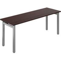 Newland Table Desk, 29-7/10" L x 72" W x 29-3/5" H, Dark Brown OR443 | King Materials Handling