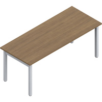 Newland Table Desk, 29-7/10" L x 72" W x 29-3/5" H, Cherry OR444 | King Materials Handling