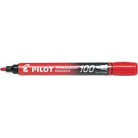 Series 100 Permanent Marker, Bullet, Red OR457 | King Materials Handling