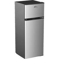Top-Freezer Refrigerator, 55-7/10" H x 21-3/5" W x 22-1/5" D, 7.5 cu. Ft. Capacity OR465 | King Materials Handling