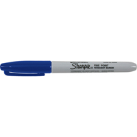 Permanent Markers - #15, Fine, Blue PA395 | King Materials Handling