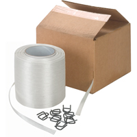 Bonded Cord Strapping, Polyester, 1/2" W x 750' L PB027 | King Materials Handling