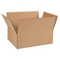 Cardboard Box, 12" x 9" x 4", Flute C PE570 | King Materials Handling