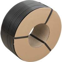 Strapping, Polypropylene, 5/8" W x 6000' L, Black, Manual Grade PF988 | King Materials Handling